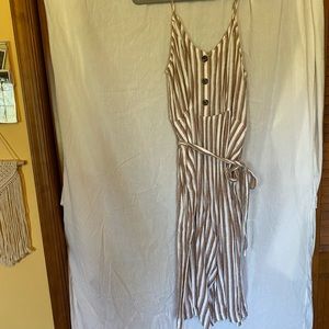 Universal Thread Striped Jumpsuit
